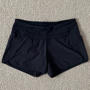 Lululemon Black Speed Up Short